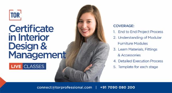 Certificate in Interior Design & Management